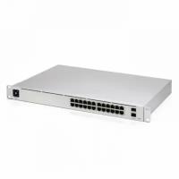 Коммутатор Ubiquiti UniFi Switch 24 PRO |USW-Pro-24| коммутатор в стойку, 24х 1G RJ45, 2х 10G SFP+ {2} (070623)