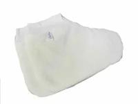 Носки для парафинотерапии махровые с манжетой белые Jessnail