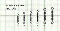 Вертлюжок тройной скоростной цилиндр TREBELE SWIVERS №10