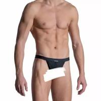 Плавки ManStore M2114 - Beach String Tanga, размер XL, черный