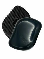 Расческа для волос Tangle Teezer с крышкой; расческа для всех типов волос. Матовая черная