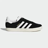 Кеды adidas, размер 4 UK, черный, белый