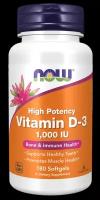 NOW Vitamin D-3 1000 IU 180 sgels