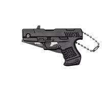 Складной нож с рукояткой в форме пистолета Browning,black