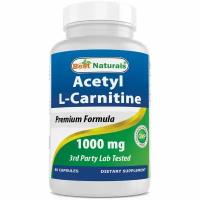 Best Naturals Acetyl L-Carnitine Л-карнитин 60 капсул