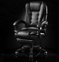 Кресло Руководителя кожаное с массажем офисное