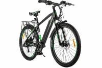 Электровелосипед 27,5 горный MTB Eltreco XT 850 Pro Чёрный - Зелёный модель 2024 года