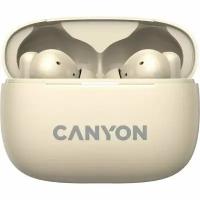 Наушники Canyon OnGo TWS-10 ANC+ENC, Beige