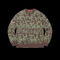 Supreme Stacked Sweater Brown (M)