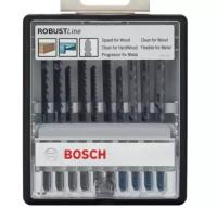 Набор пилок для электролобзика BOSCH Robust Line Wood and Metal (2607010542), 10 шт