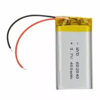 Аккумулятор (батарея) 602040 400mAh 3,7v (40х20х6 мм)