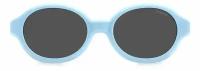 Детские солнцезащитные очки Polaroid Kids PLD K004 CL-ON MVU M9, цвет: голубой, цвет линзы: серый, круглые, пластик