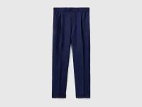 Льняные брюки с подворотами United Colors of Benetton для женщин 24P-4AGH558X5-252-L