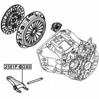 2581F-Boxii_вилка Сцепления! Citroen, Peugeot Febest арт. 2581FBOXII