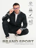 Спортивный костюм BRAND Sport, размер 54 XXL, зеленый