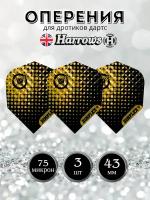 Оперение для дротиков HARROWS DIMPLEX 0036 черный золотой