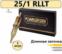 Kwadron Картриджи (модули) Квадрон для тату и татуажа - 25/1 RLLT - 5 штук