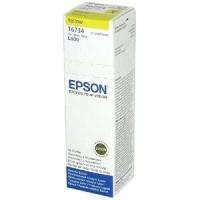 Контейнер с чернилами Epson T6734 для L800 желтый C13T67344A