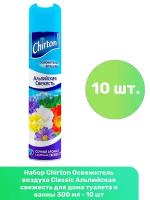 Освежитель воздуха аэрозольный Chirton Альпийская свежесть 300 мл (12)