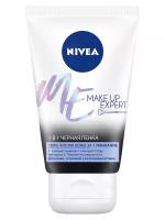 Черная очищающая пенка для лица Nivea 3в1 "MAKE UP EXPERT" для жирной и проблемной кожи, 100 мл