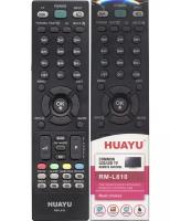 Пульт ДУ Huayu RM-L810 для универсальный пульт для LG, черный