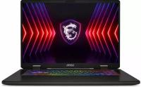 Ноутбук игровой MSI Sword 17 HX B14VFKG-046XRU 9S7-17T214-046, 17", IPS, Intel Core i9 14900HX 2.2ГГц, 24-ядерный, 16ГБ DDR5, 1ТБ SSD, NVIDIA GeForce RTX 4060 для ноутбуков - 8 ГБ, без операционной системы, серый космос