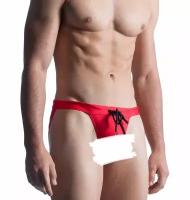 Плавки ManStore M859 - Beach Micro Tanga, размер XL, красный