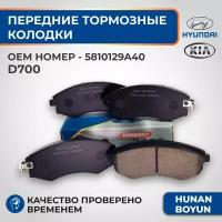 Передние тормозные колодки для Hyundai Accent I-II, Lantra, Getz, S-Coupe - 5810129A40