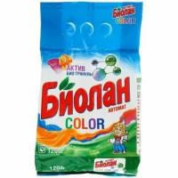 Стиральный порошок автомат Биолан Color, 1,2 кг, 2 упаковки