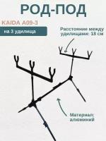 Род под для рыбалки Каида A09-3 на 3 удилища