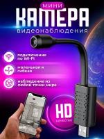 Камера видеонаблюдения, мини Wi-Fi камера с датчиком движения и USB