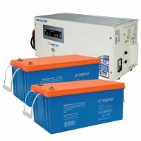 Комплект ИБП для дома Энергия Pro-5000 + 2 аккумулятора GPL S 200 Ач, 300Вт-540мин