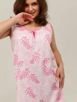 Сорочка, размер 64, розовый
