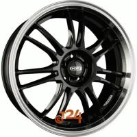 Колесный диск Dotz Shift 8,0x18/5x112 ET48 D70,1 Black Polished Lip