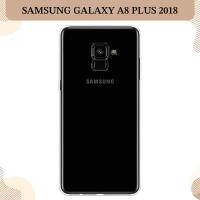 Силиконовый чехол на Samsung Galaxy A8 Plus 2018 / Самсунг Галакси A8 Плюс, прозрачный