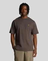 Футболка Lyle & Scott "Oversized T-Shirt" мужская однотонная, хлопок 100%