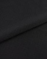 Ткань для шитья и рукоделия Трикотаж-перфорация "Виола" 1 м * 152 см, черный 001