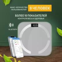 Весы электронные CENTEK CT-2425 Gray электронные 150кг, 0,1кг, LCD 45x28, размер 26х26см, 10 программ