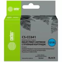 Картридж Cactus CC641H (CS-CC641) 121XL черный для HP