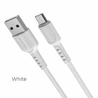 Кабель USB BOROFONE BX16 Easy USB - MicroUSB, 2А, 1 м, белый