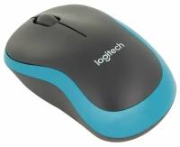 Комплект клавиатура+мышь Logitech Wireless Combo MK275 Black-Blue (920-008535)