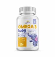 Омега 3 детская VitaMeal Omega-3 Babу для детей с года в ампулах-рыбках, 60 ампул