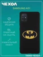 Чехол для телефона Samsung Galaxy A51 c принтом знак бэтмена