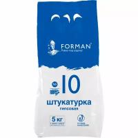 Штукатурка гипсовая Forman №10 5 кг