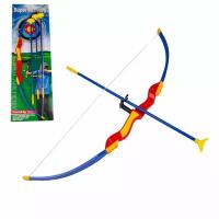 Игрушка лук для стрельбы детский со стрелами на присосках, 950-1