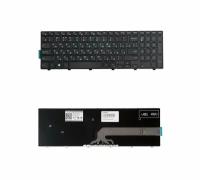 Keyboard / Клавиатура для Dell для Inspiron 15-3000, 15-5000, 17-5000, Inspiron 3541, 3542, 3543, 3551, 3558, 5542, 5545, 5547, 5758, 5748, 3567, 3878, 17-5755, Vostro 3546 (MP-13N73SU-442) Black, Black frame, гор. Enter ZeepDeep