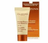 CLARINS Мусс для искусственного загара Mousse Exquise Auto-Bronzante SPF 15 30мл