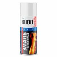 Эмаль термостойкая KUDO белая 520 мл аэрозоль