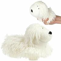 игрушка-антистресс 1toy Йо-Ёжики, белая "Собака" 20 см