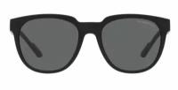 Мужские солнцезащитные очки Emporio Armani EA 4205 500187, цвет: черный, цвет линзы: серый, панто, пластик